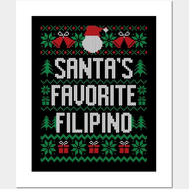 Santa's Favorite Filipino Wall Art by Saulene